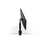 LG 31.5'' UHD 4K Монитор LG 32UN880K-B IPS Ergo c USB-C, общий вид сзади монитора повернутого на шарнире на +70 градусов, 32UN880K-B, thumbnail 12