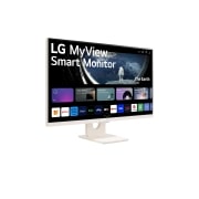 LG MyView 27'' Full HD IPS Smart Monitor с webOS, вид в перспективе, 27U511SA-W, thumbnail 4