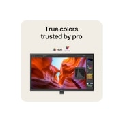 LG 31,5'' монитор LG 32U720A-B 4K UHD UltraFine™, Вид сверху с экраном, наклоненным вперед, 32U720A-B, thumbnail 13