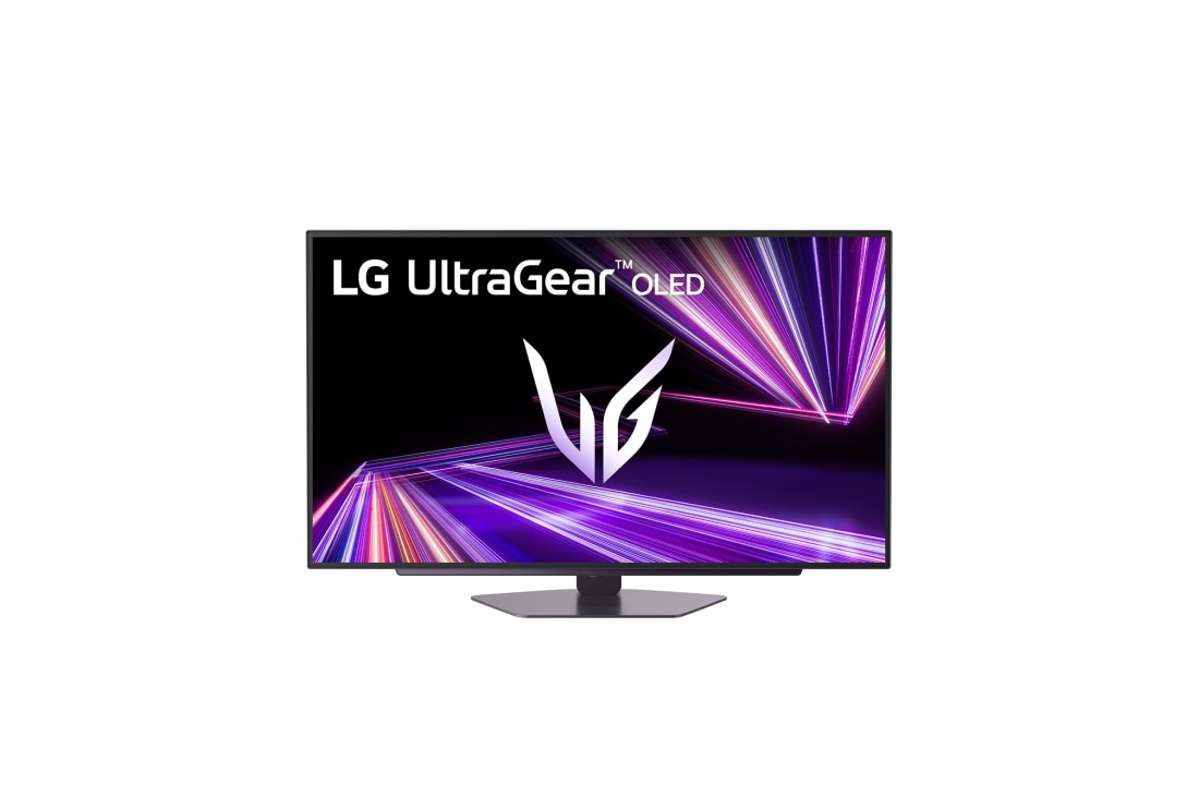LG UltraGear™ GX7 27'' Игровой монитор 240Hz OLED QHD |27GX704A  |  DisplayHDR™ True Black 400, 0.03 мс (GtG), панель Glare, Вид спереди с опущенной подставкой., 27GX704A-B, thumbnail 5