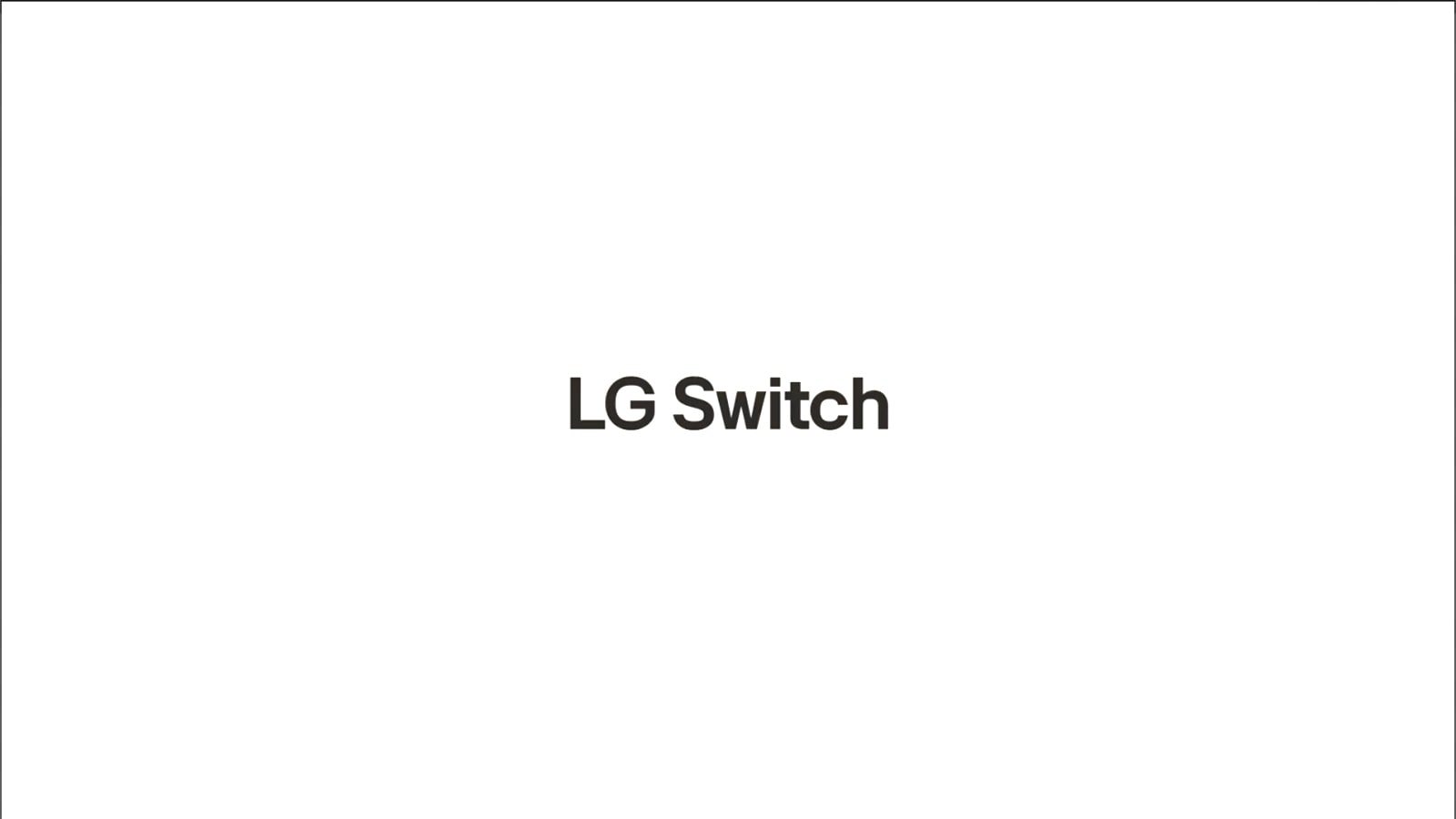 В этом видео показано, как настроить монитор с помощью приложения LG Switch.	