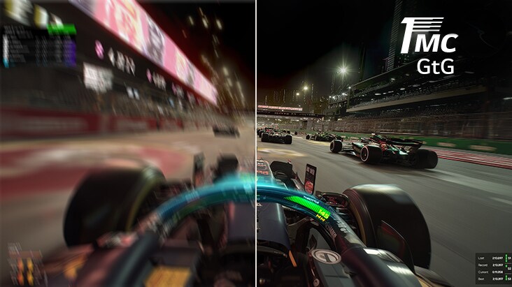 LG UltraGear gaming monitor (27GM950B) offering smoother gameplay with a quick 1ms (GtG) response time