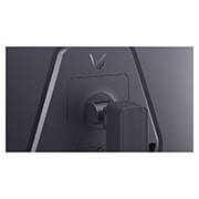 LG 25-дюймовый игровой монитор UltraGear™ G5 с частотой 300 Гц и разрешением FHD, Front and side views of a gaming monitor illustrating its overall dimensions and profile design., 25G550B-B, thumbnail 13