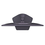 LG 25-дюймовый игровой монитор UltraGear™ G5 с частотой 300 Гц и разрешением FHD, 'Rear view of the monitor showing the stand attachment area and rear ports, 25G550B-B, thumbnail 14