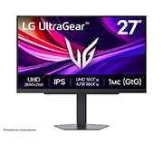 LG Игровой монитор LG UltraGear™ 27 дюймов 180&nbsp;Гц 4K UHD 27G810A, двойной режим, DCI-P3 95% (станд.), VESA DisplayHDR™ 400, 1&nbsp;мс (серый к серому), HDMI 2.1, вид спереди, 27G810A-B, thumbnail 1
