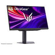 LG Игровой монитор LG UltraGear™ 27 дюймов 180&nbsp;Гц 4K UHD 27G810A, двойной режим, DCI-P3 95% (станд.), VESA DisplayHDR™ 400, 1&nbsp;мс (серый к серому), HDMI 2.1, вид сбоку, 27G810A-B, thumbnail 4