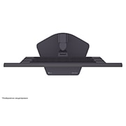 LG Игровой монитор LG UltraGear™ 27 дюймов 180&nbsp;Гц 4K UHD 27G810A, двойной режим, DCI-P3 95% (станд.), VESA DisplayHDR™ 400, 1&nbsp;мс (серый к серому), HDMI 2.1, вид спереди монитора со стойкой в нижнем положении, 27G810A-B, thumbnail 8