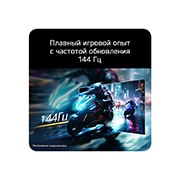 LG 32-дюймовый игровой монитор UltraGear™ G4 144Гц FHD, Сцена гонки на игровом мониторе с поддержкой Adaptive Sync и AMD FreeSync для плавного геймплея без разрывов., 32G403B-B, thumbnail 8