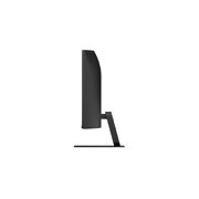 LG 34-дюймовый ультраширокий изогнутый (1800R) монитор LG WQHD 120&nbsp;Гц, Вид сбоку на изогнутый ультраширокий монитор LG, демонстрирующий глубину изогнутой панели., 34U601B-B, thumbnail 3