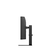 LG 34-дюймовый изогнутый (1800R) монитор LG UltraWide™ 34U640B WQHD 144&nbsp;Гц с USB-C, HDR 10 и sRGB 99% (станд.), Изогнутый монитор LG UltraWide (вид сбоку), демонстрирующий глубину изогнутой панели., 34U640B-B, thumbnail 3