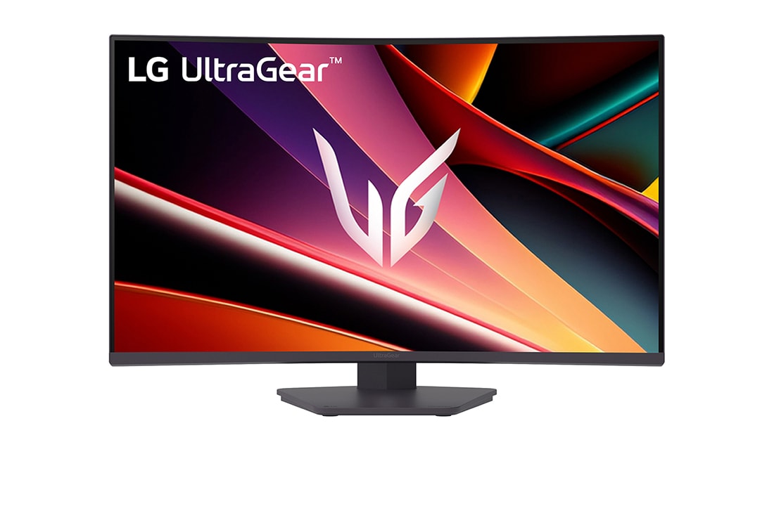 LG 32-дюймовый изогнутый игровой монитор LG UltraGear™ QHD 180 Гц 1 мс (серый к серому), крупный план задней эмблемы с выключенной подстветкой, 32G600A-B, thumbnail 14