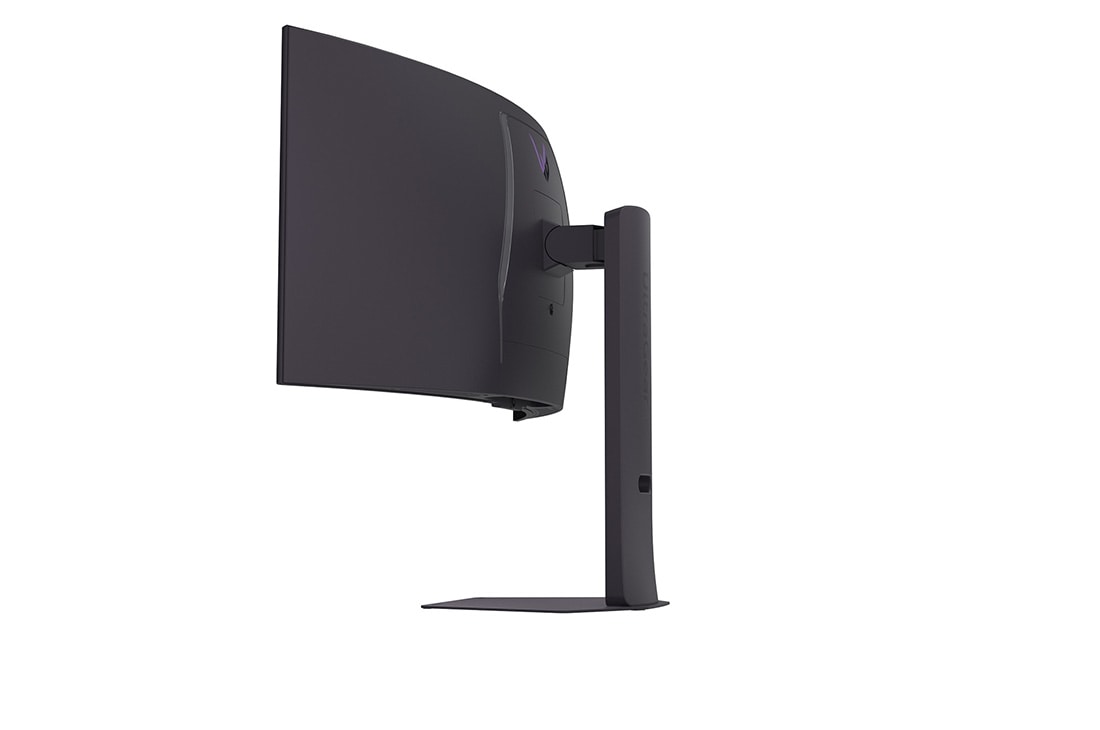 LG 34-дюймовый изогнутый игровой монитор LG UltraGear™ OLED 240&nbsp;Гц WQHD | 0,03&nbsp;мс (серый к серому), DisplayHDR True Black 400, USB-C (подача питания 65&nbsp;Вт) и HDMI&nbsp;2.1, вид сзади в перспективе, 34GX900A-B, thumbnail 7