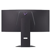 LG 34-дюймовый изогнутый игровой монитор LG UltraGear™ OLED 240&nbsp;Гц WQHD | 0,03&nbsp;мс (серый к серому), DisplayHDR True Black 400, USB-C (подача питания 65&nbsp;Вт) и HDMI&nbsp;2.1, крупный план задней эмблемы, 34GX900A-B, thumbnail 12