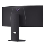 LG 34-дюймовый изогнутый игровой монитор LG UltraGear™ OLED 240&nbsp;Гц WQHD | 0,03&nbsp;мс (серый к серому), DisplayHDR True Black 400, USB-C (подача питания 65&nbsp;Вт) и HDMI&nbsp;2.1, вид спереди монитора со стойкой в нижнем положении, 34GX900A-B, thumbnail 16