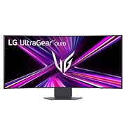 LG 39-дюймовый изогнутый игровой монитор LG UltraGear™ OLED 240&nbsp;Гц WQHD | 0,03&nbsp;мс (серый к серому), вид сбоку под углом +15&nbsp;градусов, 39GX900A-B, thumbnail 3