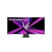 LG 45-дюймовый изогнутый игровой монитор LG UltraGear™ OLED 240&nbsp;Гц WQHD | 0,03&nbsp;мс (серый к серому), DisplayHDR True Black 400, USB-C (подача питания 65&nbsp;Вт) и HDMI&nbsp;2.1, вид сбоку под углом +15&nbsp;градусов, 45GX900A-B, thumbnail 3