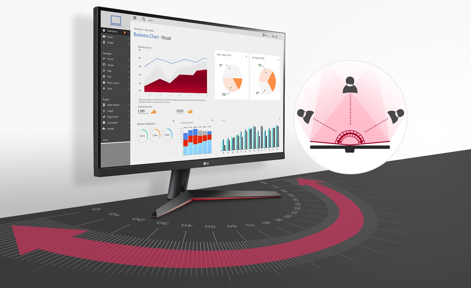 Более четкое и последовательное отображение истинных цветов под широким углом до 178 градусов на IPS Full HD Display
