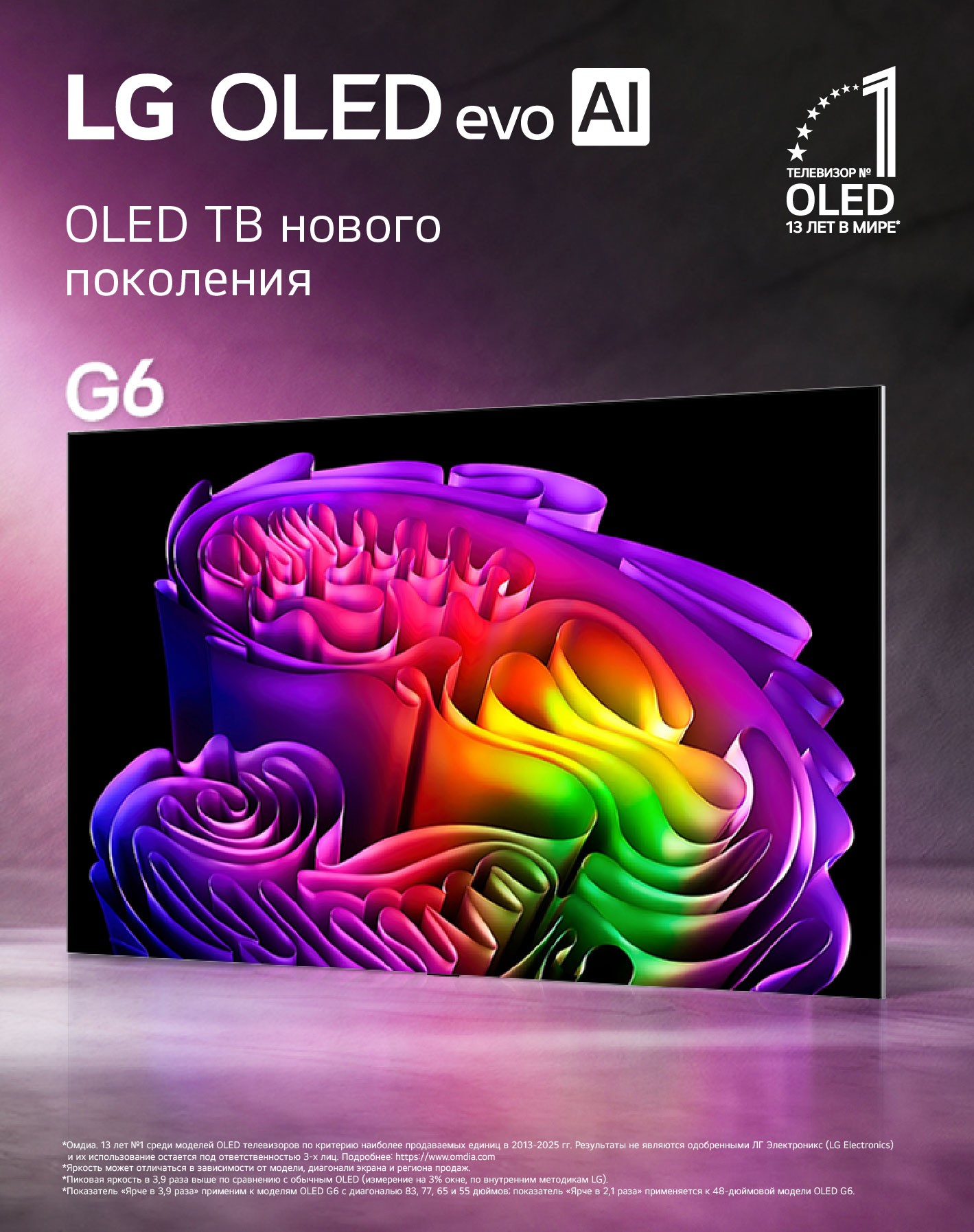 Телевизоры LG OLED evo