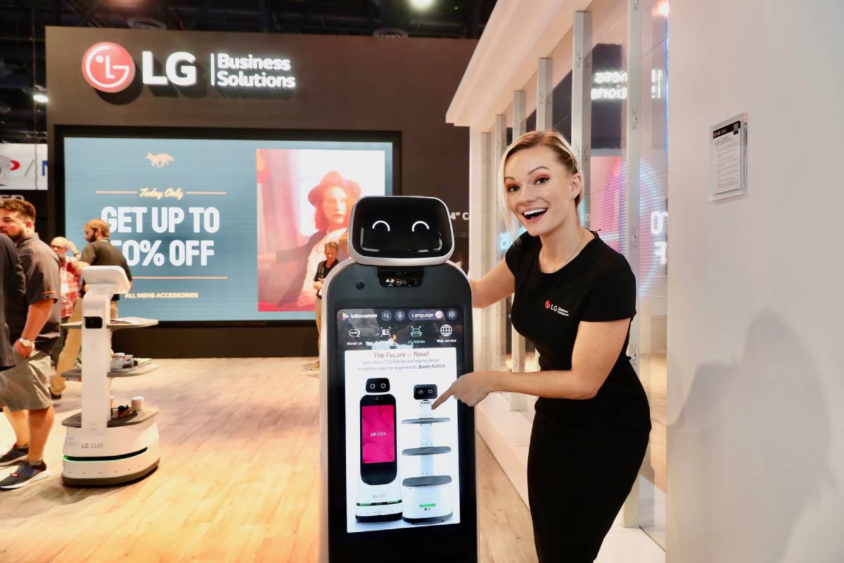 LG демонстрирует новые технологии на выставке InfoComm 2022.
