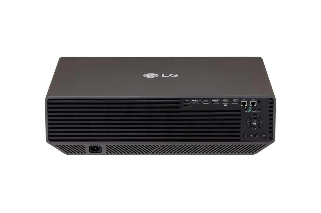 LG Лазерный Signage 4K-проектор LG ProBeam BU70QGT с яркостью 7000 ANSI люмен, Вид сзади, BU70QGT, thumbnail 2