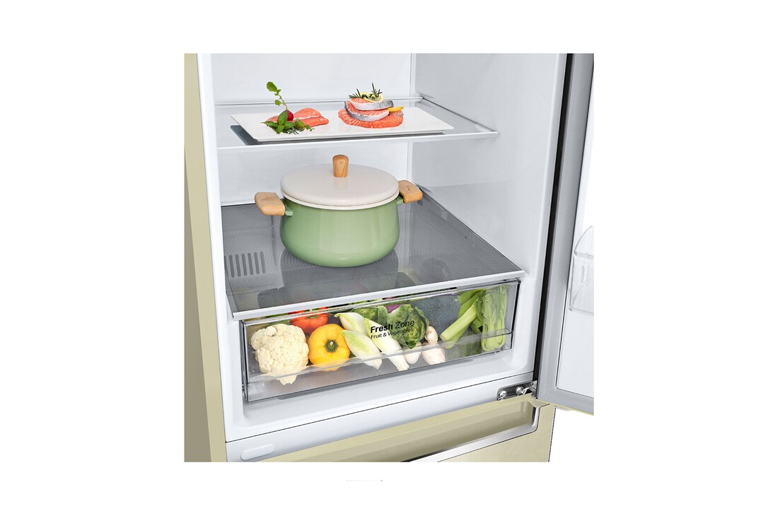 LG Холодильник LG GC-B459SECL |Объем 341л | DoorCooling+ | Total No Frost | Бежевый, GC-B459SECL, thumbnail 7