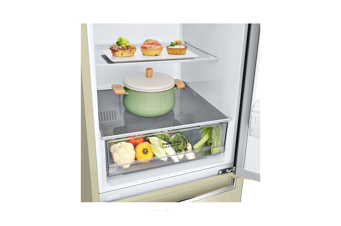 LG Холодильник LG GC-B459SECL |Объем 341л | DoorCooling+ | Total No Frost | Бежевый, GC-B459SECL, thumbnail 8