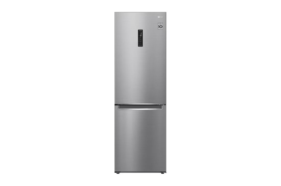 LG Холодильник LG GC-B459SMUM | Объем 341л | DoorCooling+ | Зоны свежести | Metal Fresh | Складная полка | ThinQ | Серебристый, GC-B459SMUM