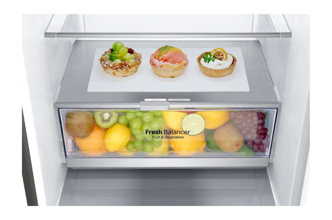 LG Холодильник LG GA-B509SMUM | Объем 384 л | DoorCooling+ | Зоны свежести| Винная полка | Серебристый, closeup view 2, GA-B509SMUM, thumbnail 9