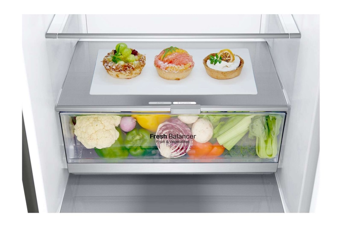 LG Холодильник LG GA-B509SMUM | Объем 384 л | DoorCooling+ | Зоны свежести| Винная полка | Серебристый, closeup view 3, GA-B509SMUM, thumbnail 10