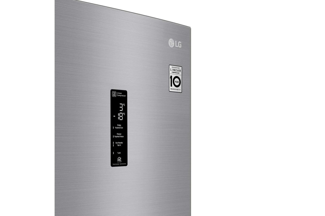 LG Холодильник LG GA-B509SMUM | Объем 384 л | DoorCooling+ | Зоны свежести| Винная полка | Серебристый, digital cluster, GA-B509SMUM, thumbnail 12