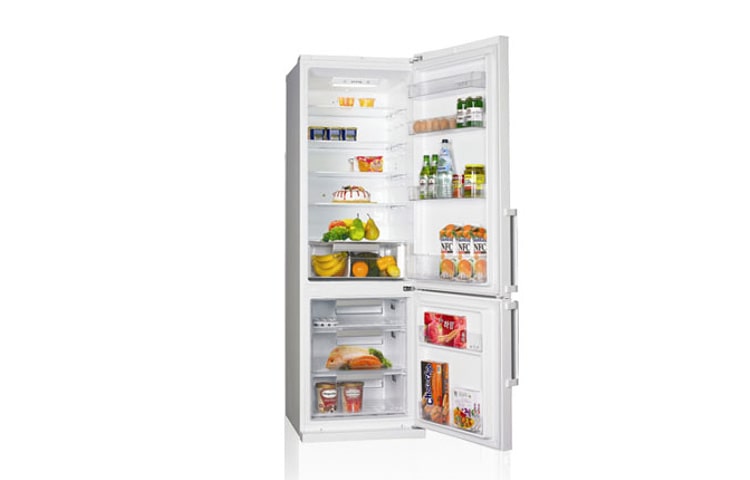 LG Холодильник с нижним расположением морозильной камеры, цвет белый матовый. Высота 185см., GA-449UBA, thumbnail 2