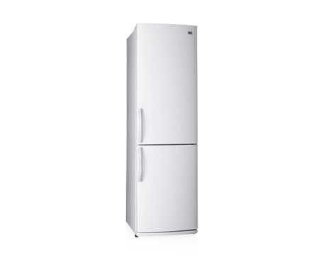 LG Холодильник с нижним расположением морозильной камеры, цвет белый матовый. Высота 185см., GA-449UBA