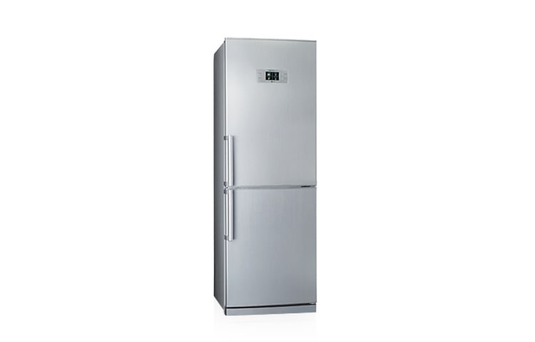 LG Холодильник LG Total No Frost с нижней морозильной камерой, серебристого цвета. Высота 171см., GA-B359BLQA, thumbnail 1