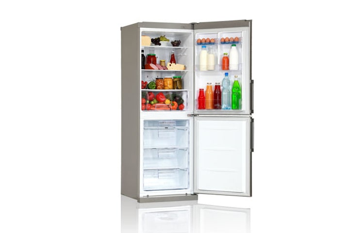 LG Двухкамерный холодильник LG Total No Frost. Высота 173см. Цвет: бежевый, GA-B379BEQA, thumbnail 5