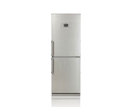 LG Холодильник с нижним расположением морозильной камеры , с системой охлаждения LG Total No Frost, цвет серебристый. Высота 173см., GA-B379BLQA