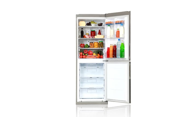 LG Холодильник с нижним расположением морозильной камеры , с системой охлаждения LG Total No Frost, цвет серебристый. Высота 173см., GA-B379PLQA, thumbnail 3