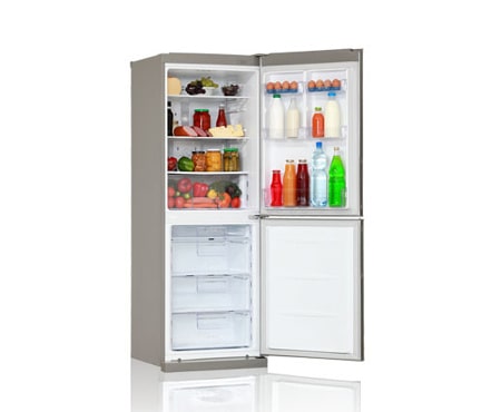 LG Холодильник с нижним расположением морозильной камеры , с системой охлаждения LG Total No Frost, цвет серебристый. Высота 173см., GA-B379PLQA, thumbnail 5