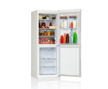 LG Холодильник с нижним расположением морозильной камеры , с системой охлаждения LG Total No Frost, цвет белый матовый. Высота 173см., GA-B379PQA, thumbnail 2