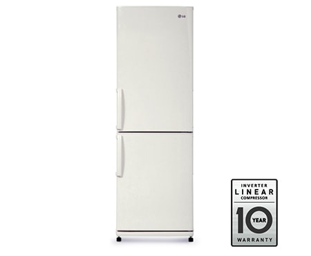 LG Холодильник с нижним расположением морозильной камеры , с системой охлаждения LG Total No Frost, цвет белый матовый. Высота 173см., GA-B379UCA