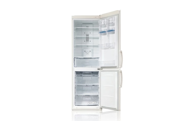 LG Холодильник с нижним расположением морозильной камеры , с системой охлаждения LG Total No Frost, цвет белый матовый. Высота 173см., GA-B379UQA, thumbnail 4