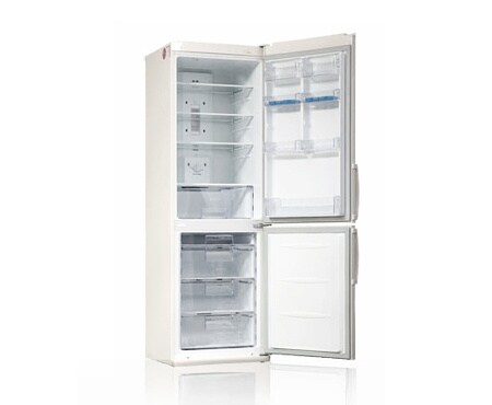 LG Холодильник с нижним расположением морозильной камеры , с системой охлаждения LG Total No Frost, цвет белый матовый. Высота 173см., GA-B379UQA, thumbnail 2