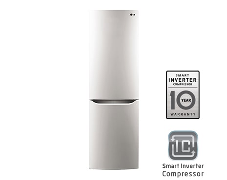LG Холодильник LG Total No Frost с Линейным Инверторным Компрессором, цвет: серебристый. Высота 173см., GA-B389SLCZ