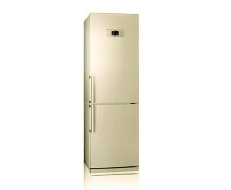 LG Холодильник LG Total No Frost с нижней морозильной камерой, уникальное покрытие Титаниум.Высота 189 см., GA-B399BEQA