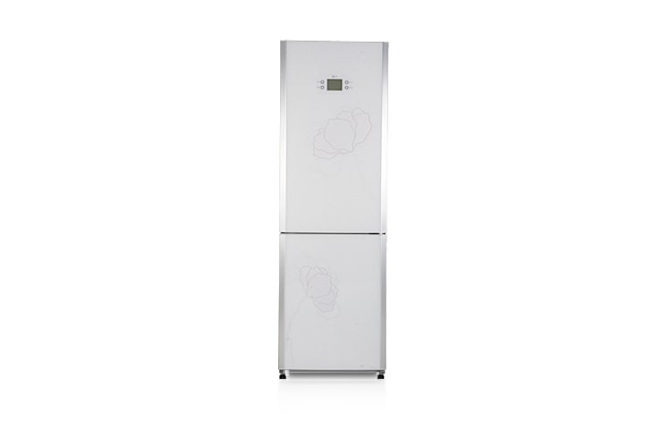 LG Холодильник LG Total No Frost с нижней морозильной камерой, уникальное покрытие Art Flower. Высота 189 см., GA-B399TGAT, thumbnail 1
