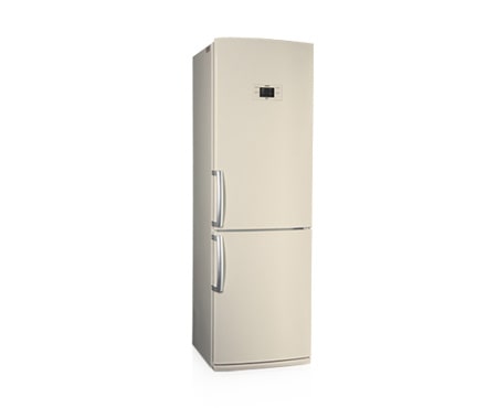 LG Холодильник LG Total No Frost с нижней морозильной камерой, серебристого цвета. Высота 189 см., GA-B399ULQA