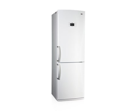 LG Холодильник LG Total No Frost с нижней морозильной камерой, белого цвета. Высота 189 см., GA-B399UVQA
