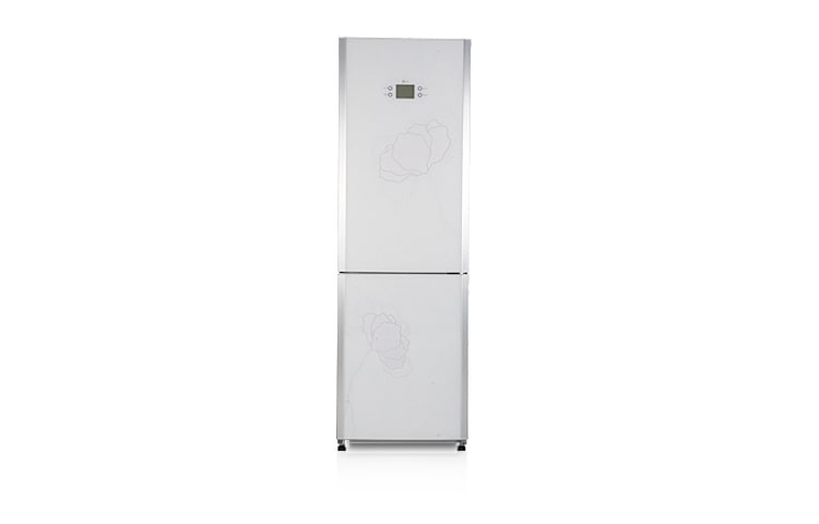 LG Холодильник с нижним расположением морозильной камеры , с системой охлаждения LG Total No Frost, цвет белый, стекло. Высота 190см., GA-B409TGAT, thumbnail 1