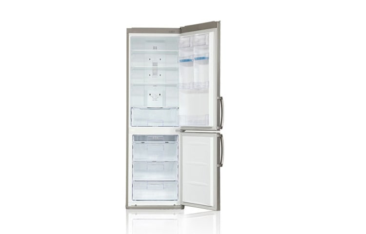 LG Холодильник с нижним расположением морозильной камеры , с системой охлаждения LG Total No Frost, цвет стальной. Высота 190см., GA-B409UAQA, thumbnail 6