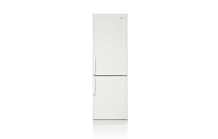 LG Холодильник с нижним расположением морозильной камеры , с системой охлаждения LG Total No Frost, цвет белый глянцевый. Высота 190см., GA-B409UVCA, thumbnail 1