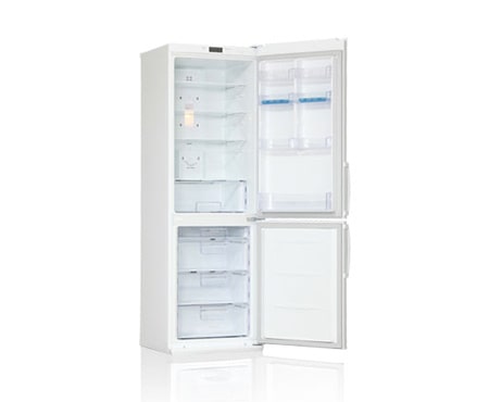 LG Холодильник с нижним расположением морозильной камеры , с системой охлаждения LG Total No Frost, цвет белый глянцевый. Высота 190см., GA-B409UVCA, thumbnail 3